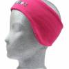 Stirnband pink aus Fleece mit Namen für Jungen und Mädchen Ohrenschutz für Kinder Fleecestirnband Ohrenstirnband Bild 3