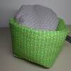 Eierkörbchen/ Eierwärmer *Verde* Baumwolle grün mit Deckel nach Wahl Bild 4
