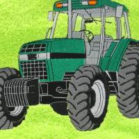 Duschtuch mit Traktor, Trecker Bild 1