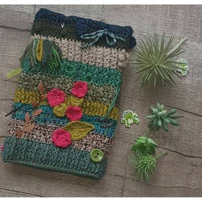 TwiddleMuff *SUMPF* Sensorik Alzheimer Demenz * Wolle gehäkelt