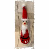 Nikolaus / Weihnachtsmann in liebevoller Handarbeit hergestellt - ca. 35 cm hoch - gehäkelt! Bild 1