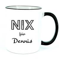 Tasse mit Spruch personalisiert für Alle, die sich NIX, GAR NIX oder EGAL wünschen, personalisierte Geschenke Bild 1
