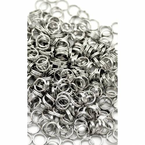 500 biegeringe spaltringe plata binderinge 7mm abiertamente bricolaje anillos de conexión 