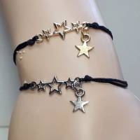 Armband Armbändchen Sternenarmband in Gold oder Silber Bild 1