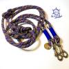 Leine Halsband Set verstellbar anthrazit, blau, mint, lila, rosa, orange Bild 7