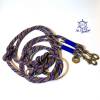 Leine Halsband Set verstellbar anthrazit, blau, mint, lila, rosa, orange Bild 9