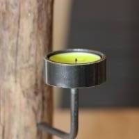 Metall Kerzenhalter zum eindrehen, massive Ausführung. Für Stabkerzen und Teelichter Bild 3