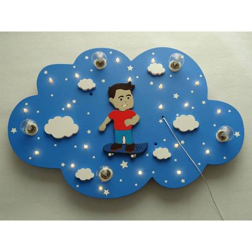 Kinderlampe Deckenleuchte "SKATER" handgefertigt und individuell