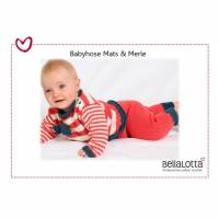 Strickanleitung für die Babyhose "Mats und Merle" mit Bündchen in 2 Farben für Babys von 0-9 Monate (2 Größen) Bild 2