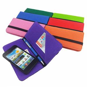 5.2 - 6.4" Bookstyle wallet case Tasche Hülle für Smartphone passend zu Samsung S8, S8 Plus, iPhone 5, 6, 7, 7 Plus Bild 4