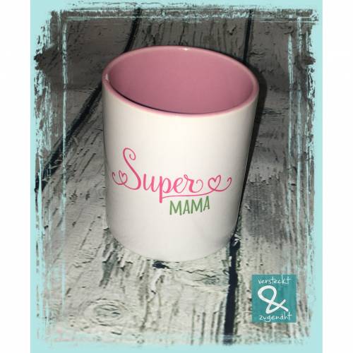 Keramiktasse "Supermama"
