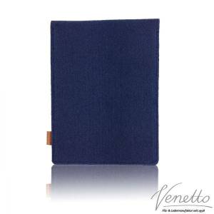 Tasche für eBook-Reader Hülle aus Filz Sleeve Schutzhülle für Kindle Kobo Tolino Sony Trekstor, Blau Dunkelblau Bild 3