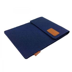 Tasche für eBook-Reader Hülle aus Filz Sleeve Schutzhülle für Kindle Kobo Tolino Sony Trekstor, Blau Dunkelblau Bild 4