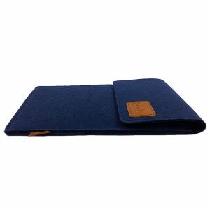 Tasche für eBook-Reader Hülle aus Filz Sleeve Schutzhülle für Kindle Kobo Tolino Sony Trekstor, Blau Dunkelblau Bild 5