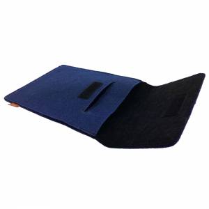 Tasche für eBook-Reader Hülle aus Filz Sleeve Schutzhülle für Kindle Kobo Tolino Sony Trekstor, Blau Dunkelblau Bild 7