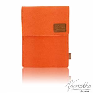 Tasche für eBook-Reader Hülle aus Filz Sleeve Schutzhülle für Kindle Kobo Tolino Sony Trekstor, Orange Bild 1