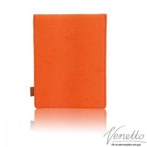 Tasche für eBook-Reader Hülle aus Filz Sleeve Schutzhülle für Kindle Kobo Tolino Sony Trekstor, Orange Bild 3