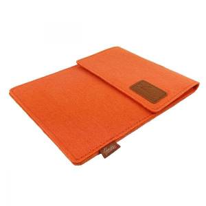 Tasche für eBook-Reader Hülle aus Filz Sleeve Schutzhülle für Kindle Kobo Tolino Sony Trekstor, Orange Bild 4