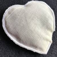 Wildseide Lavendel-Knautsch-Herz, befüllt mit einheimischen Lavendelblüten - Trostspender für Kranke / ältere Menschen Bild 5