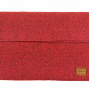17 Zoll Hülle Tasche Schutztasche Laptop Sleeve Ultrabook Filztasche 17.3 rot Bild 1