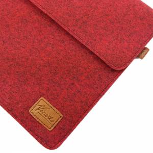 17 Zoll Hülle Tasche Schutztasche Laptop Sleeve Ultrabook Filztasche 17.3 rot Bild 4