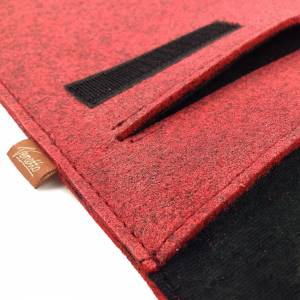 17 Zoll Hülle Tasche Schutztasche Laptop Sleeve Ultrabook Filztasche 17.3 rot Bild 7