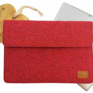 17 Zoll Hülle Tasche Schutztasche Laptop Sleeve Ultrabook Filztasche 17.3 rot Bild 9
