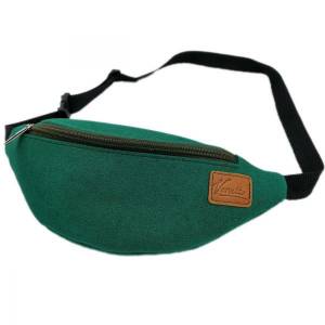 Gürteltasche Bauchtasche Hüfttasche Reisetasche Tasche Filz grün Bild 1