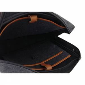 Edle Handtasche Dokumententasche Aktentasche Handtasche für MacBook 13,3" Laptop-Tasche Herren Damen mit Leder-Appli Bild 4