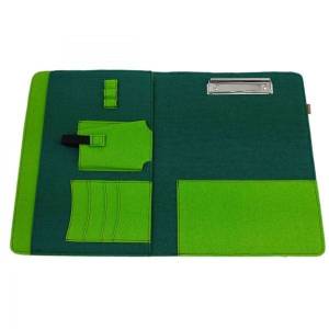 DIN A4 Tasche Hülle Schutzhülle für Tablet Organizer Büro Schule eBook grün Bild 2