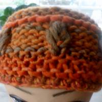 Stirnband für Frauen und Mädchen - handgestrickt, extrabreit - "Der Winter kann kommen" Bild 2