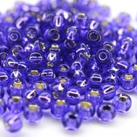 Toho Seed Beads 6/0 Silver-Lined Purple Bild 1