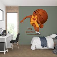 Top Wandtattoo Basketball Player konturgeschnitten in 6 Größen ab 40 cm B x 40 cm H Bild 2