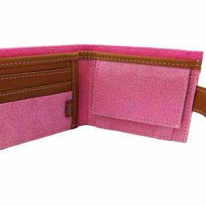 Portemonnaie Geldbörse Geldtasche Filz wallet Pink Bild 2