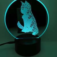 Spiegellampe Katze Bild 5