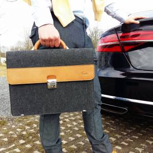 DIN A4 / 13 " Notebook MacBook Businesstasche Umhängetasche Aktentasche Arbeitstasche Handtasche Herren Damen Tasche Bild 1