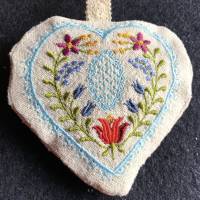 Wildseide Lavendel-Knautsch-Herzen, befüllt mit einheimischen Lavendelblüten - Trostspender für Kranke / ältere Menschen Bild 7