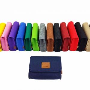 Täschchen Mini Hülle Tasche aus Filz für Zubehör Accessoires  / Netzteil PC Maus E-Zigarette Kosmetik Kulturtasche / Für Bild 1