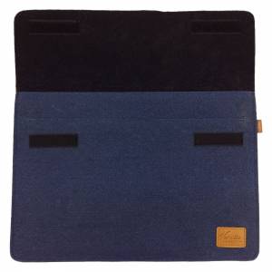 15,4 Zoll Hülle Tasche Schutzhülle Filztasche Schutzhülle Sleeve für MacBook Pro 15 und 16 Zoll , Notebook, Laptop blau Bild 4