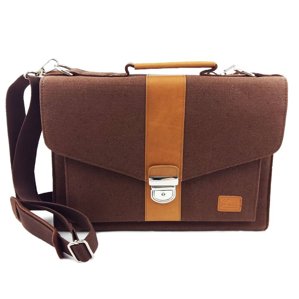 Taschen Businesstaschen Notebooktaschen ger\u00e4umige Laptop-Tasche aus Leder 