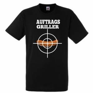 Fun T-Shirt "AUFTRAGS GRILLER" für Männer - Grillen Sommer 2021 Bild 2
