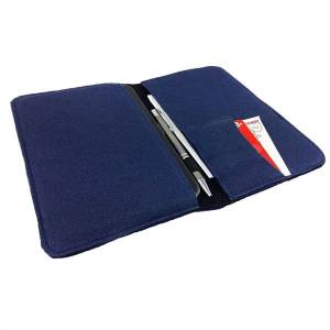 9,1 - 10,1 Zoll Tablet eBook Schutzhülle Tablettasche Tablethülle Blau dunkel Bild 3
