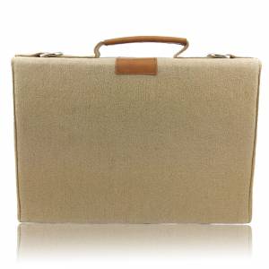 DIN A4 Laptop-Tasche Businesstasche Umhängetasche Handtasche Cappuccino Braun Bild 9