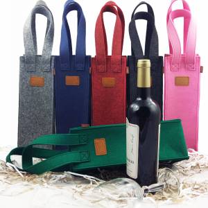 Geschenktasche Flaschentasche Weintasche Tasche für Wein Weinflasche Präsenttasche & Tragetaschen / Biertasche / Geschen Bild 1