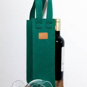 Geschenktasche Flaschentasche Weintasche Tasche für Wein Weinflasche Präsenttasche & Tragetaschen / Biertasche / Geschen Bild 6