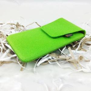 5.0 - 6.4" Vertikal Bauchtasche Handyhülle Tasche für Hosengürtel Gürteltasche für Handy, Grün Bild 3