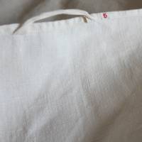 schlichtes langes Vintage Handtuch Leinen Geschirrtuch Bild 5