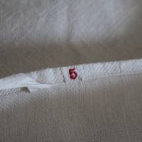 schlichtes langes Vintage Handtuch Leinen Geschirrtuch Bild 6