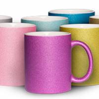 Super Tolle Glitzer Keramiktasse SPARK- 11oz in 7 Verschiedenen Farben, nach Ihren Wünschen bedruckbar Bild 3