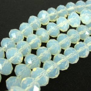 50 Stück Facett-Perlen – Mondopal – 6 x 8 mm Bild 1